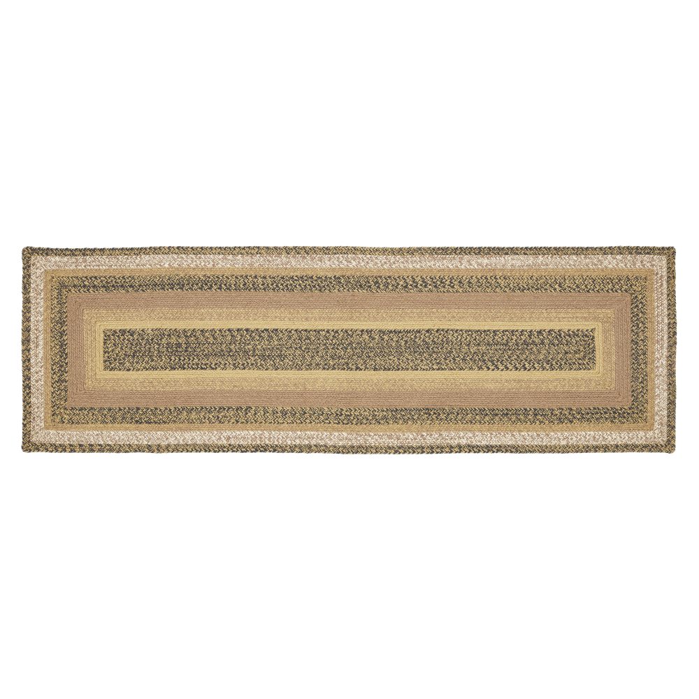 Kettle Grove Jute Rug/Runner Rect w/ Pad 24x78