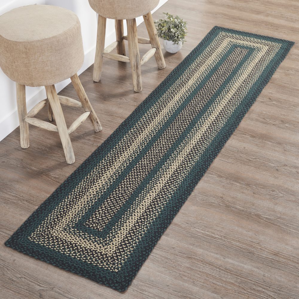 Pine Grove Jute Rug/Runner Rect w/ Pad 24x96