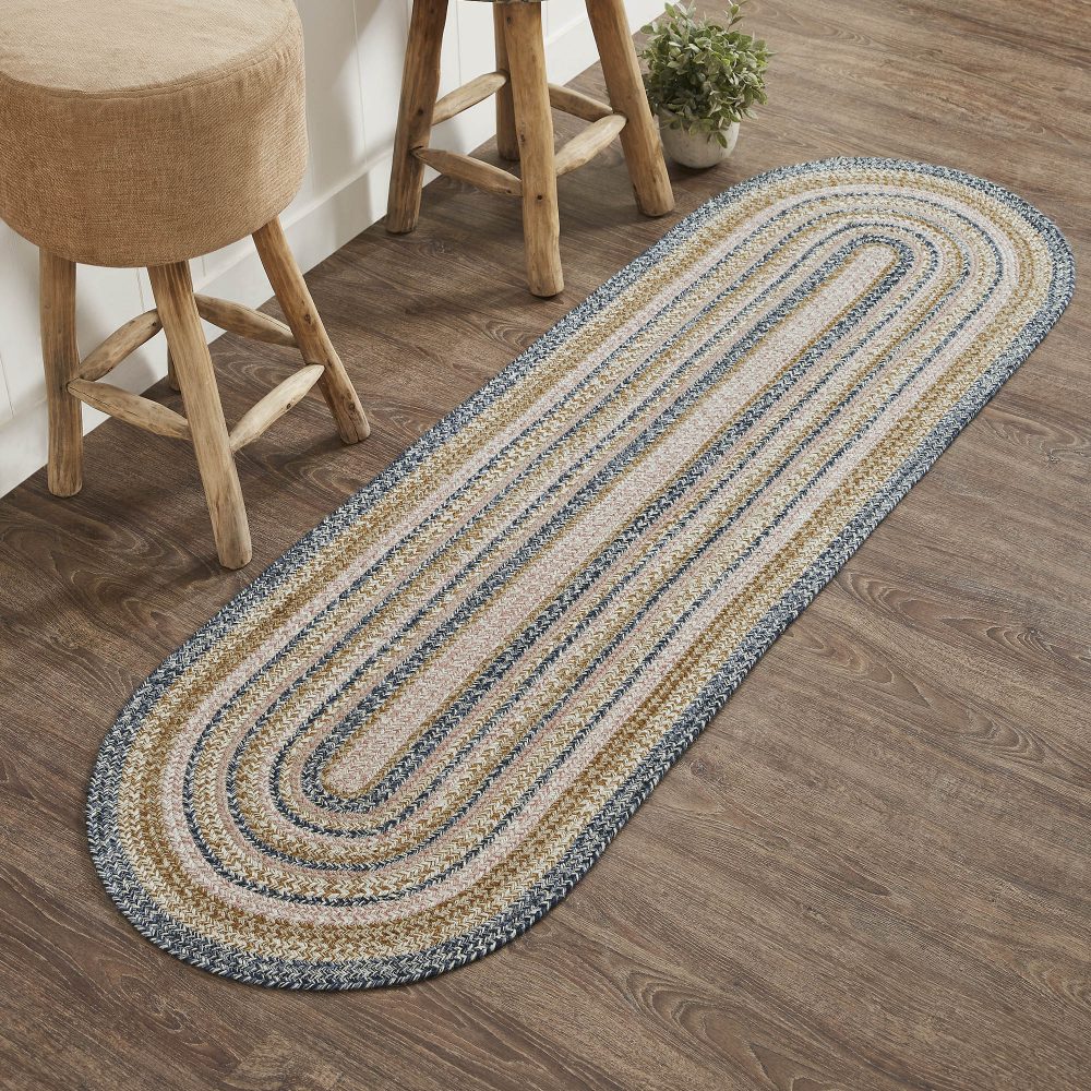 Kaila Jute Rug/Runner Oval w/ Pad 24x78