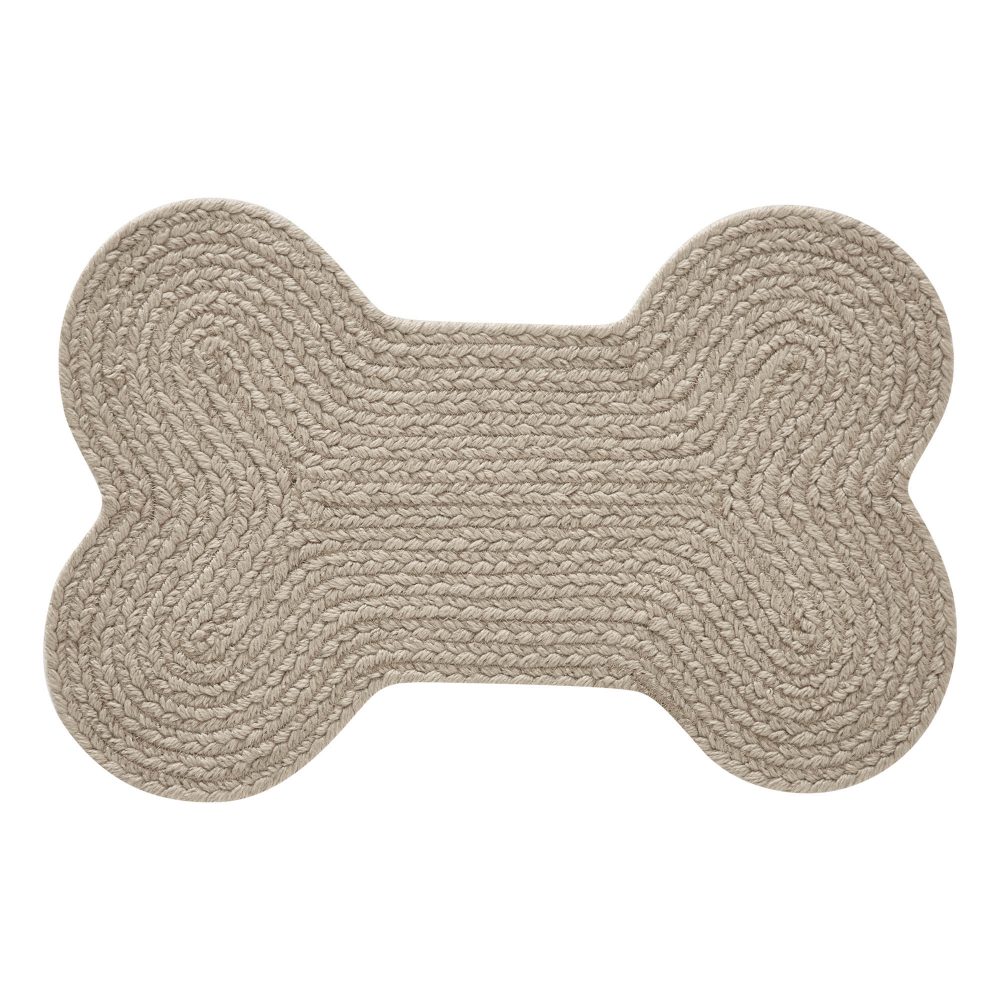 Natural Indoor/Outdoor Small Bone Rug 11.5x17.5