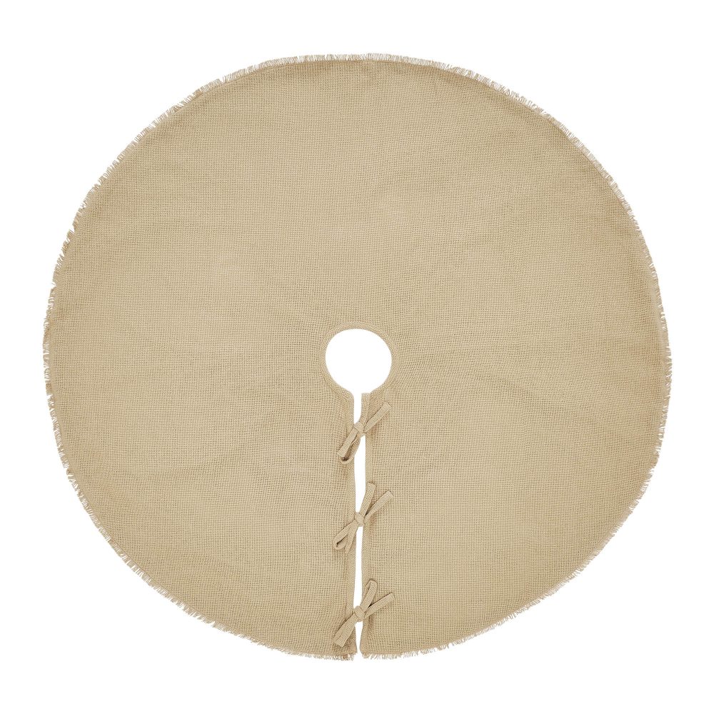 Yuletide Burlap Tan Tree Skirt 36