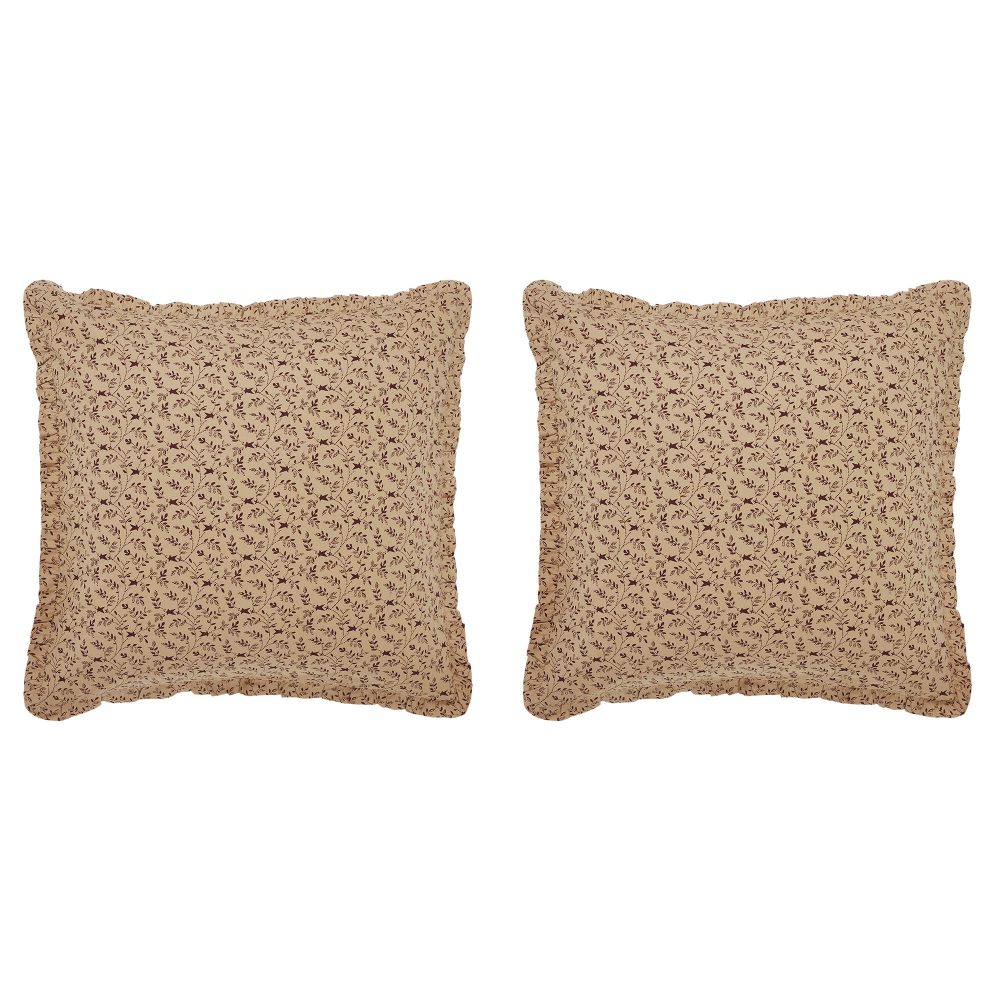 Pip Vinestar Fabric Euro Sham Set of 2 26x26