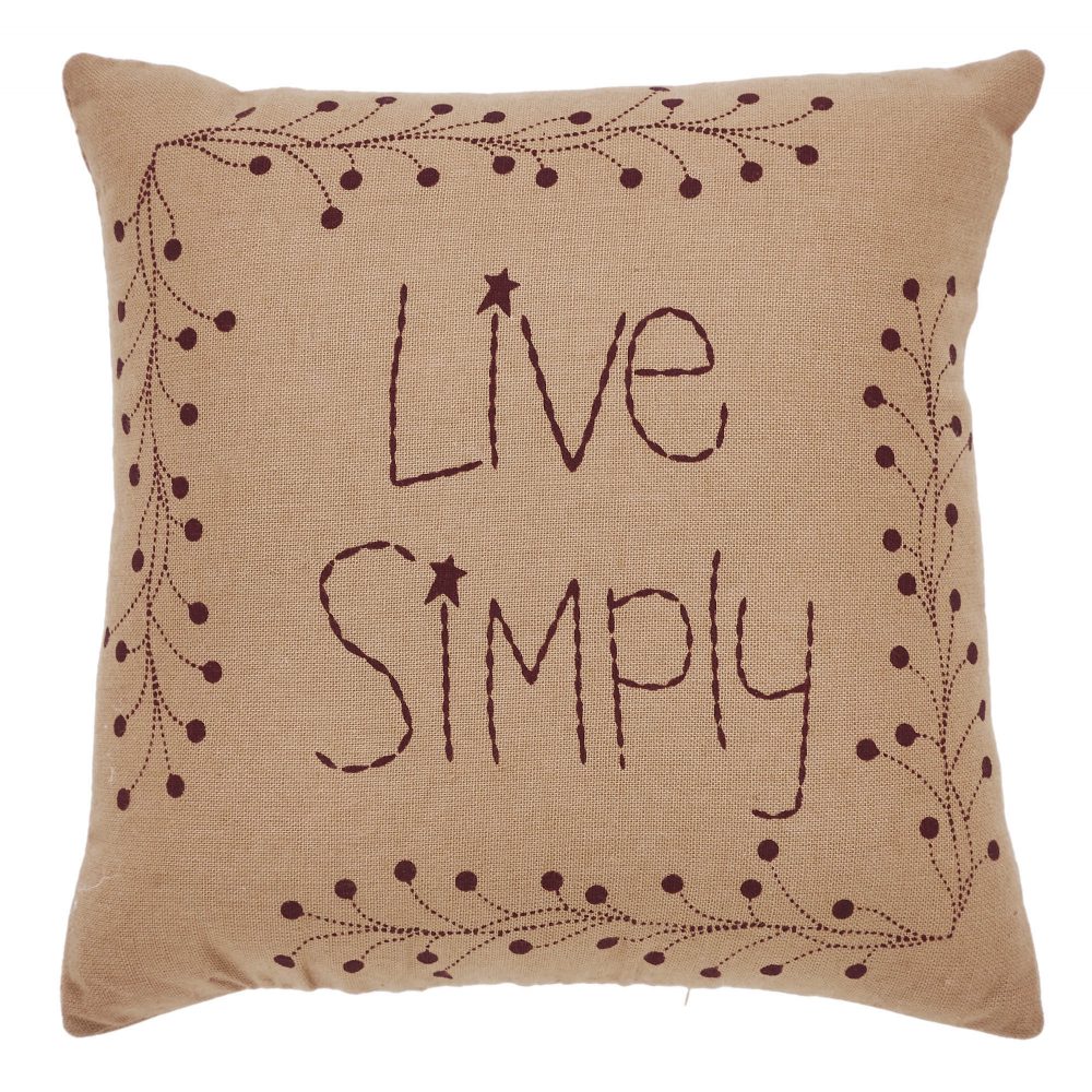 Pip Vinestar Live Simply Pillow 6x6