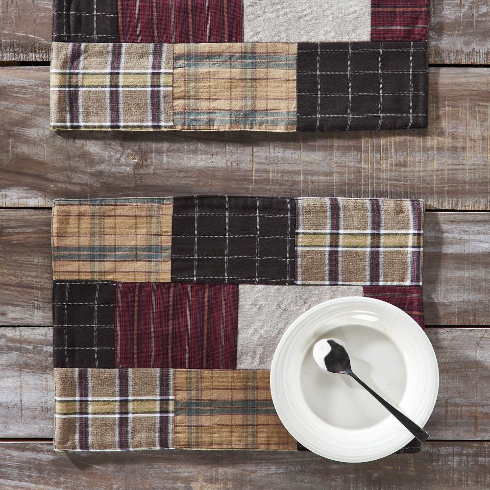 Wyatt Quilted Placemat Set of 2 13x19