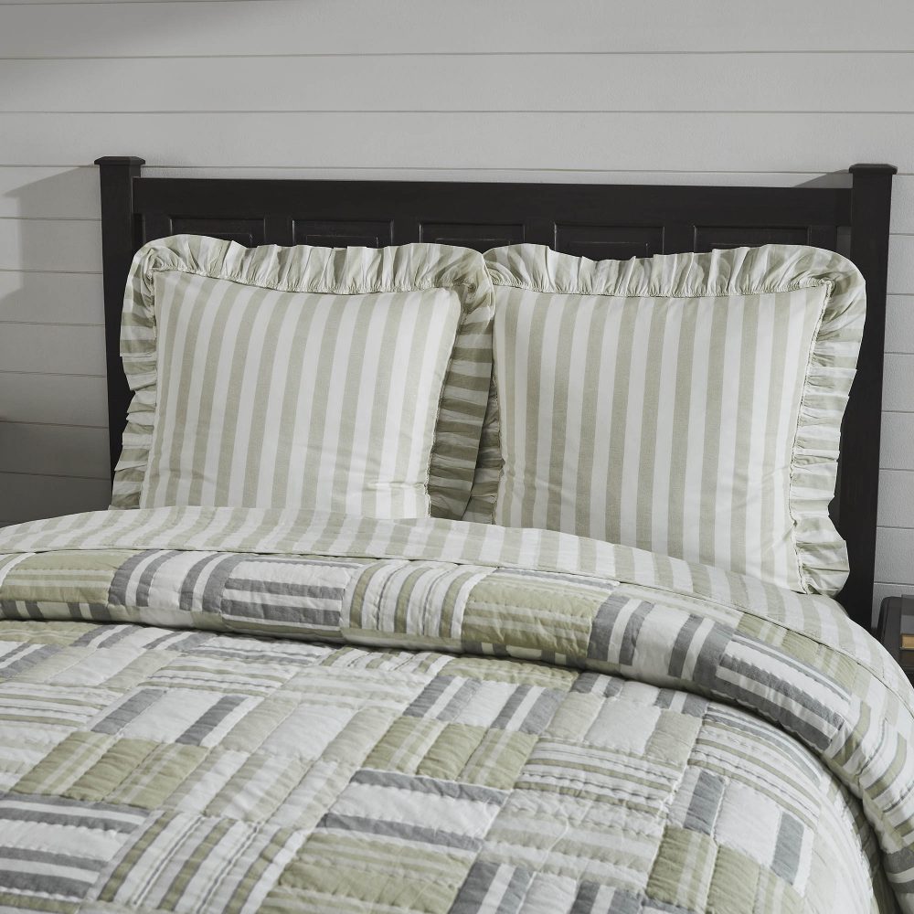 Finders Keepers Ruffled Fabric Euro Sham Set of 2 26x26