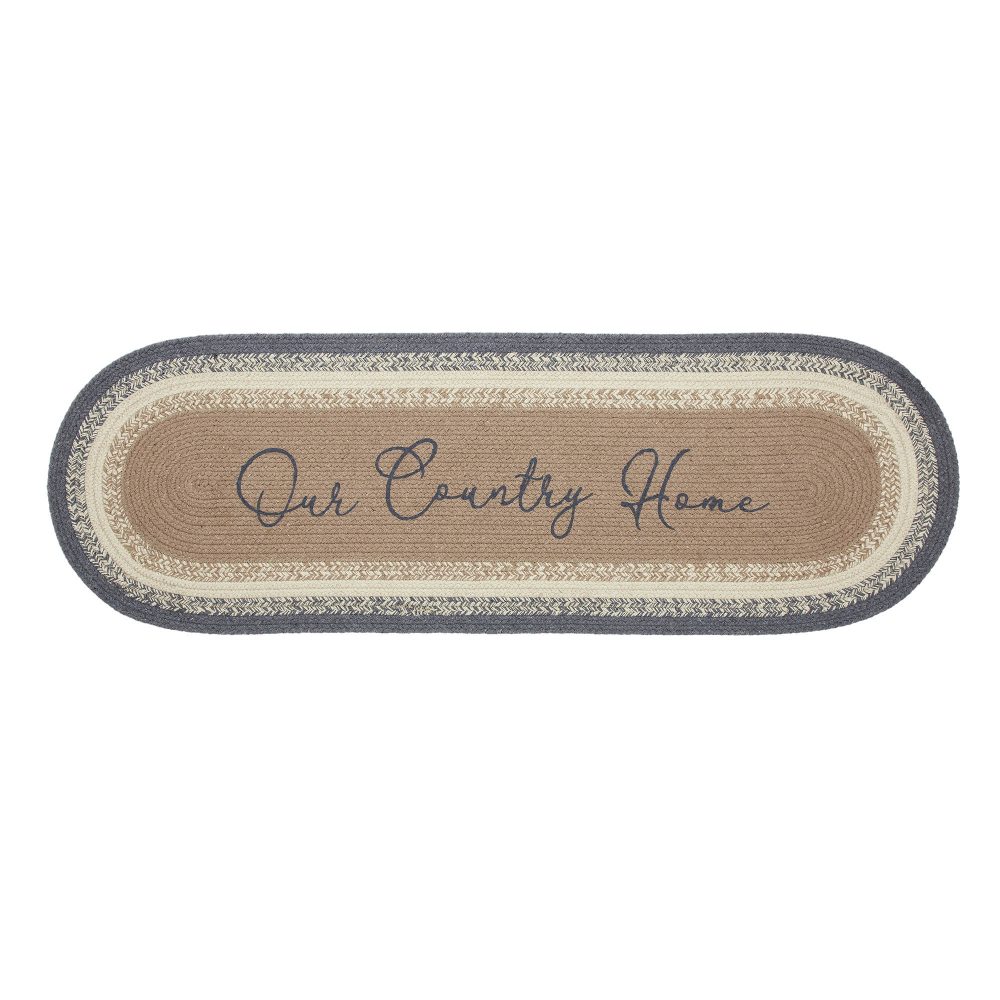 Finders Keepers Our Country Home Oval Runner 12x36