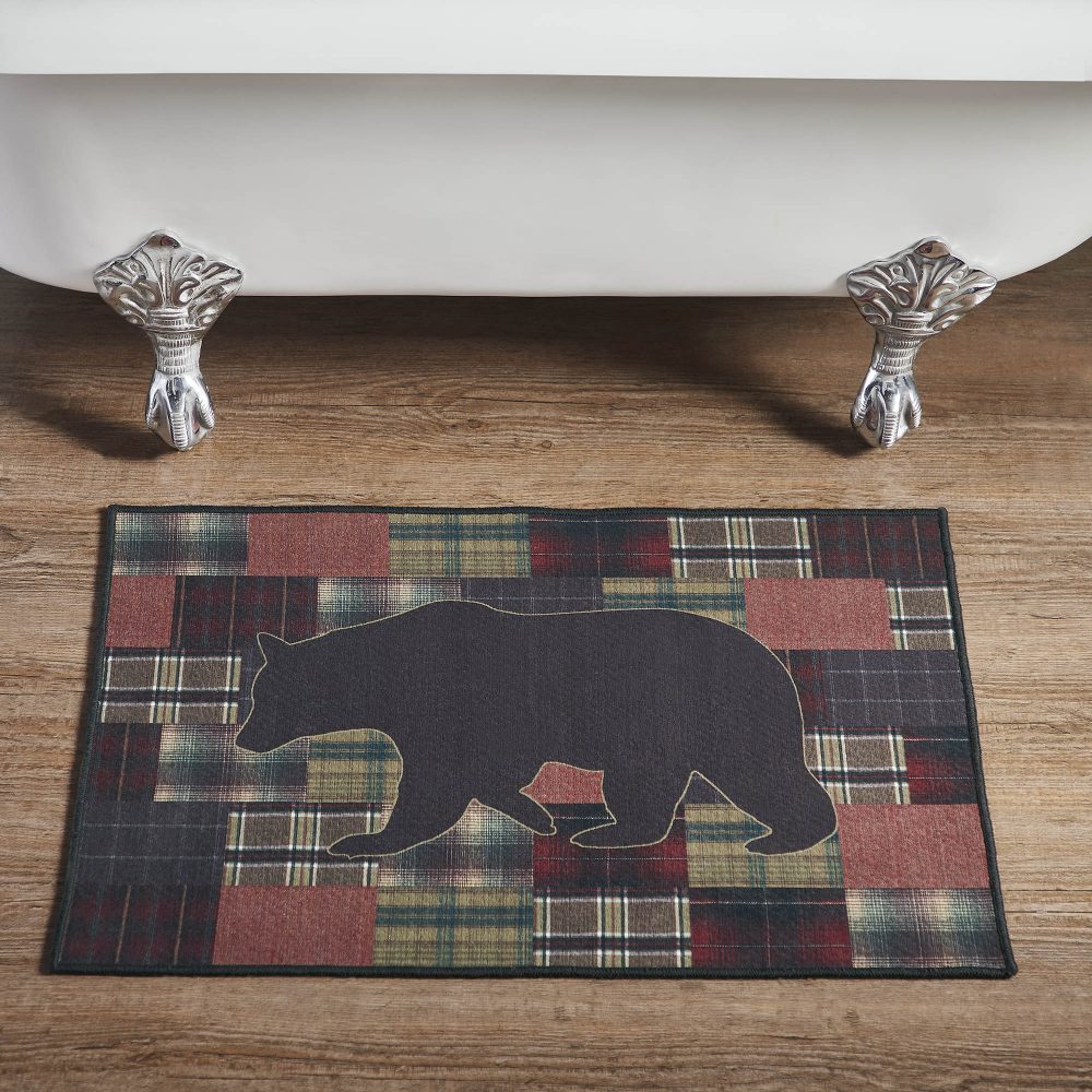 Wyatt Bear Polyester Bathmat 20x30