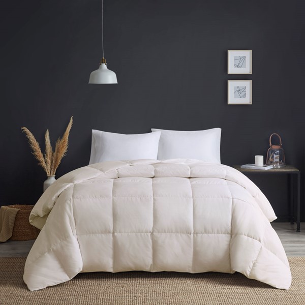 True North by Sleep Philosophy Heavy Warmth Goose Feather and Down Oversize Comforter in Cream, King/Cal King TN10-0541