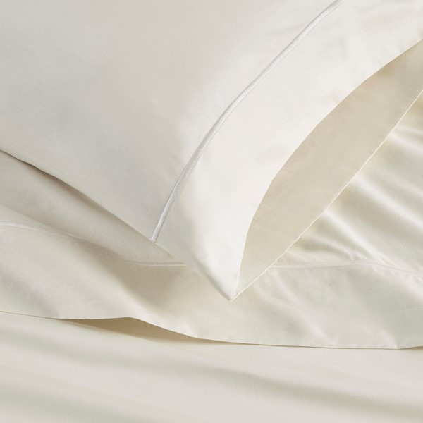 Croscill Luxury Egyptian 500TC Cotton Pillowcases in Ivory, Standard CCS20-009