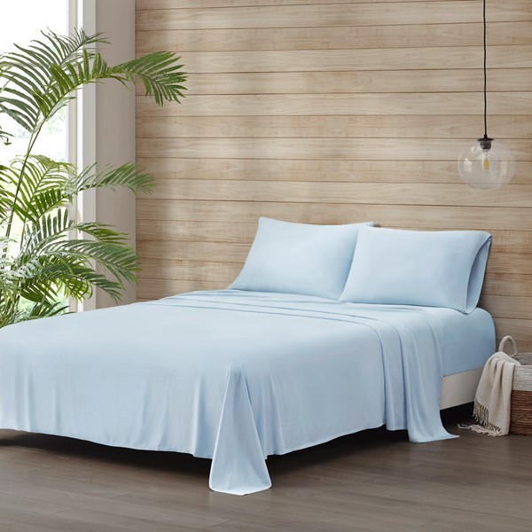 Beautyrest Tencel Lyocell Blend Sheet Set in Blue, Full BR20-3897