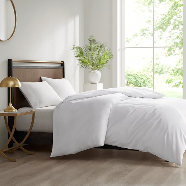 Sleep Philosophy Bed Guardian 3M Scotchgard Comforter Protector in White, Full/Queen BASI10-0313