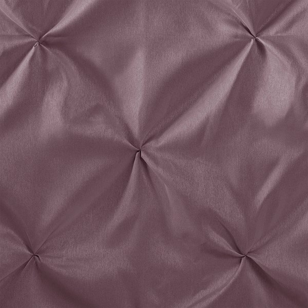 Madison Park Laurel Tufted Semi-Sheer Shower Curtain in Plum, 72x72" MP70-440