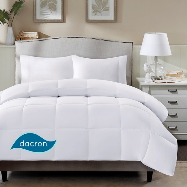 True North by Sleep Philosophy Northfield Cotton Twill Stain Release Down Blend Comforter in White, Full/Queen MP10-1250