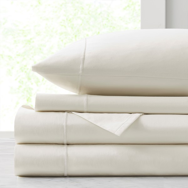 Croscill Luxury Egyptian 500TC Cotton Sheet Set in Ivory, King CCS20-008