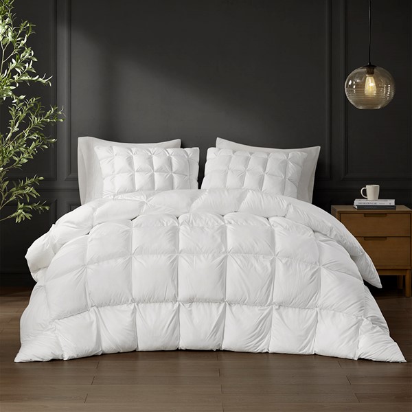 Madison Park Stay Puffed Overfilled Down Alternative Comforter in White, King/Cal King MP10-8299