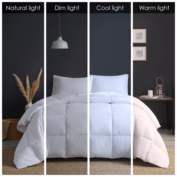 True North by Sleep Philosophy Heavy Warmth Goose Feather and Down Oversize Comforter in White, King/Cal King TN10-0490