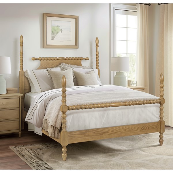 Madison Park Signature Beckett Bed in Natural, King MPS115-0308