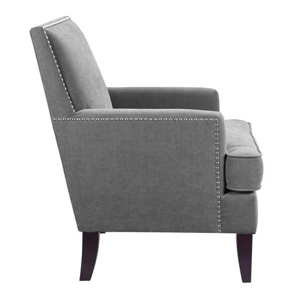 Madison Park Colton Track Arm Club Chair in Grey FPF18-0160