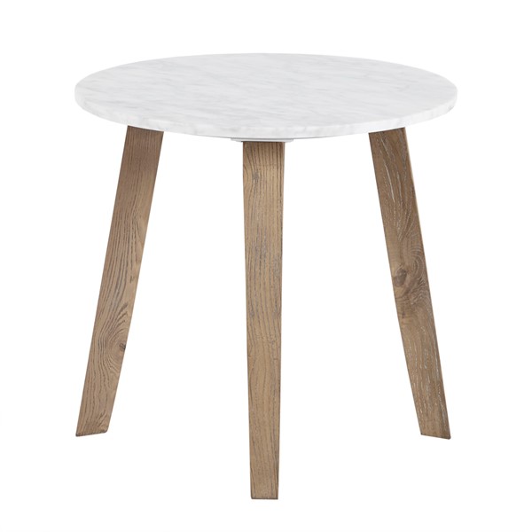 INK+IVY Milo End Table in White IIF17-0149