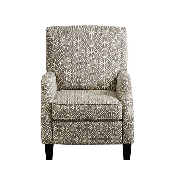 Madison Park Hoffman Push Back Recliner in Beige Multi MP103-0247