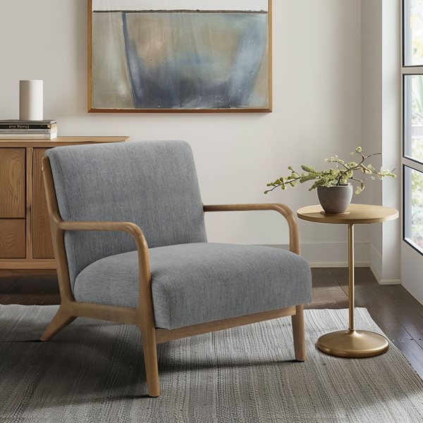 INK+IVY Novak Mid-Century Modern Accent Armchair in Grey II100-0435