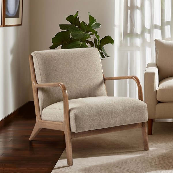 INK+IVY Novak Mid-Century Modern Accent Armchair in Taupe IIF18-0049