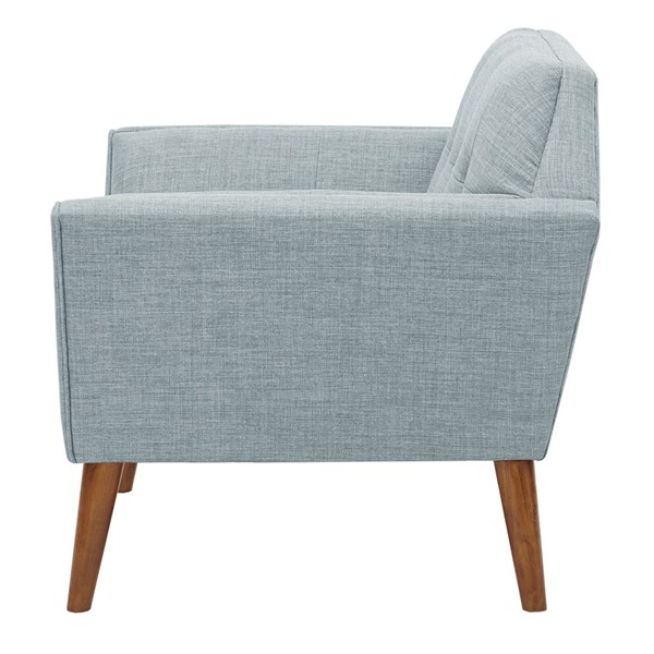 INK+IVY Newport Wide Mid-Century Modern Lounge Chair in Light Blue II100-0382