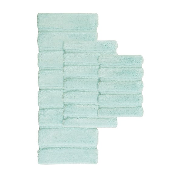 Madison Park Tufted Pearl Channel Rug in Seafoam, 21x34" MP72-5109