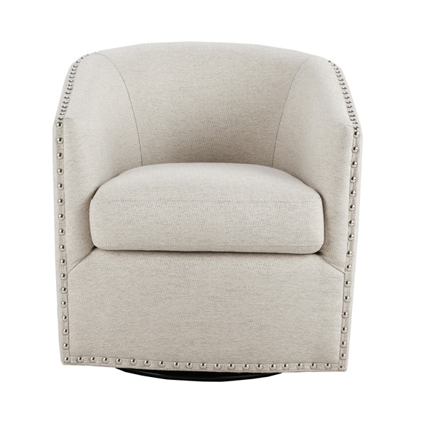 Madison Park Tyler Swivel Chair in Natural Multi MP103-0236