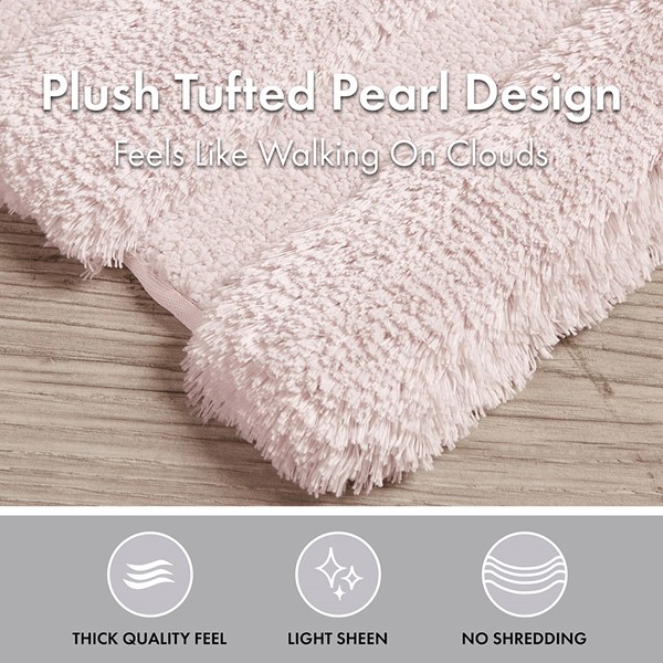 Madison Park Tufted Pearl Channel Rug in Blush, 21x34" MP72-5112