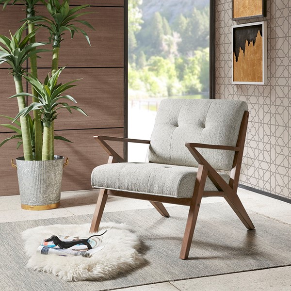 INK+IVY Rocket Lounge Chair in Light Grey II110-0396