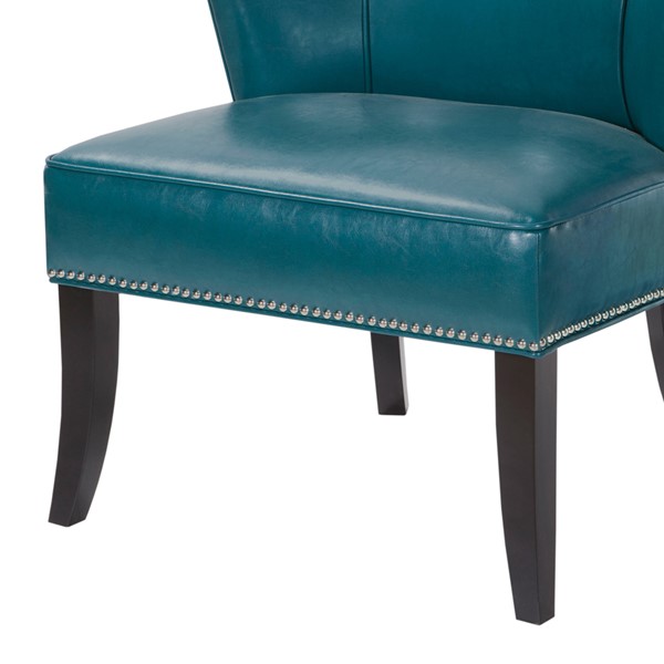 Madison Park Hilton Armless Accent Chair in Blue FPF18-0167