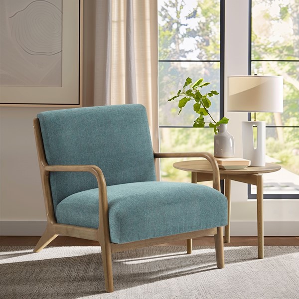 INK+IVY Novak Mid-Century Modern Accent Armchair in Teal II100-0434