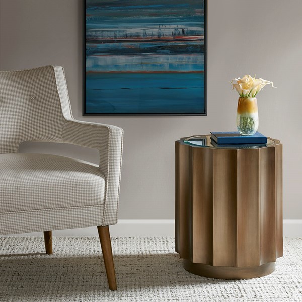 Madison Park Madison Park Valentina Accent Table in Bronze MP120-0428