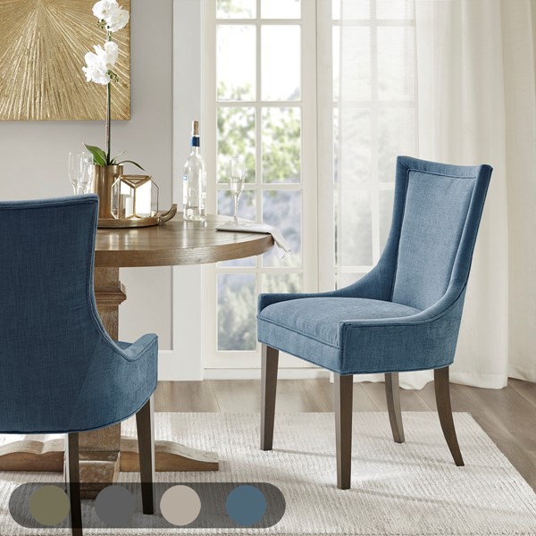 Madison Park Signature Ultra Dining Side Chair (set of 2) in Blue, Set of 2 MPS108-0302