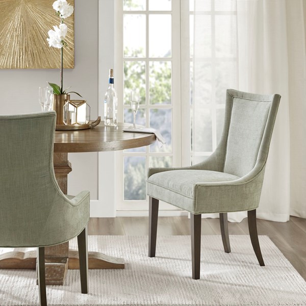 Madison Park Signature Ultra Dining Side Chair (set of 2) in Light Green Multi, Set of 2 MPS108-0296