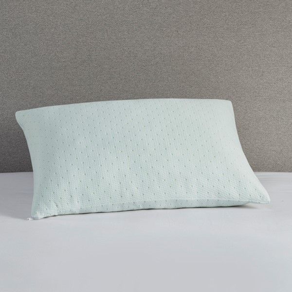 Sleep Philosophy Rayon from Bamboo Shredded Memory Foam Pillow in Ivory, King BASI30-0525