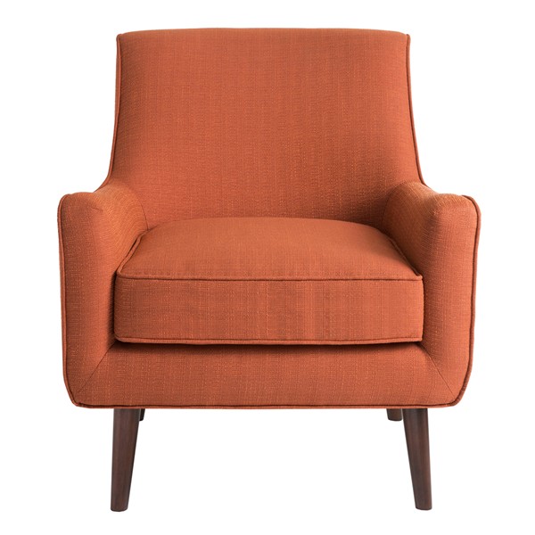 Madison Park Oxford Mid-Century Accent Chair in Burnt Orange FPF18-0219