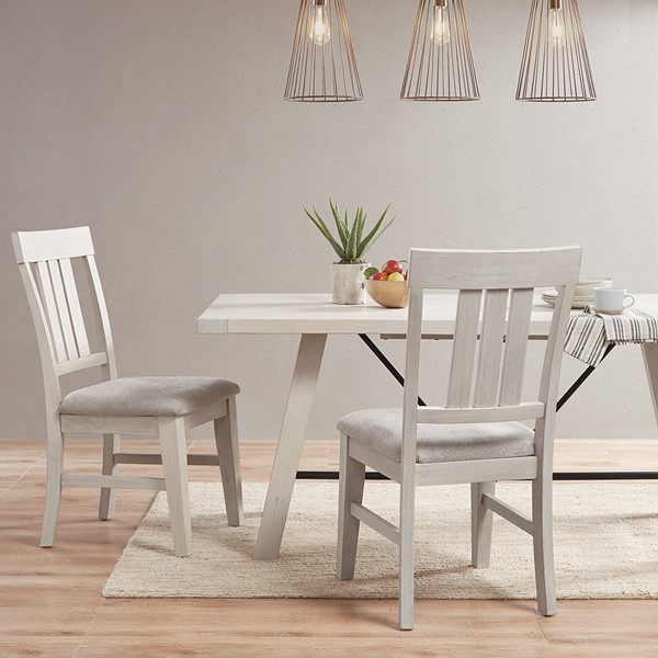 INK+IVY Sonoma  Dining  Side Chair(Set of 2pcs) in Reclaimed White II108-0449