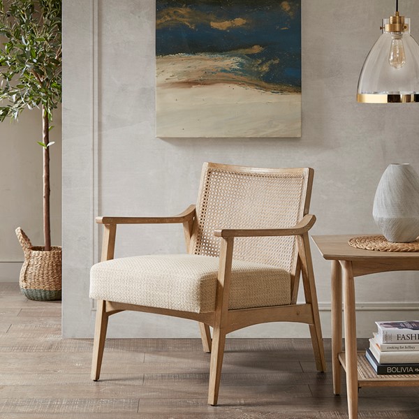 INK+IVY Kelly Accent Chair in Light Brown II100-0360