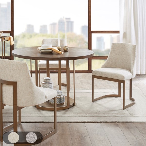 Madison Park Bryce Dining Chair (set of 2) in Cream MP108-0788