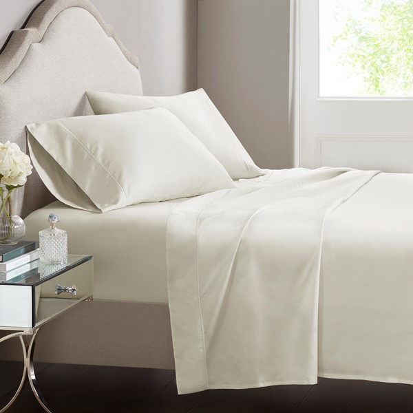 Croscill Luxury Egyptian 500TC Cotton Sheet Set in Ivory, Queen CCS20-007