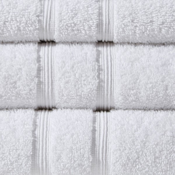 510 Design Aegean 100% Turkish Cotton 6 Piece Towel Set in White, 6-Piece 5DS73-0232