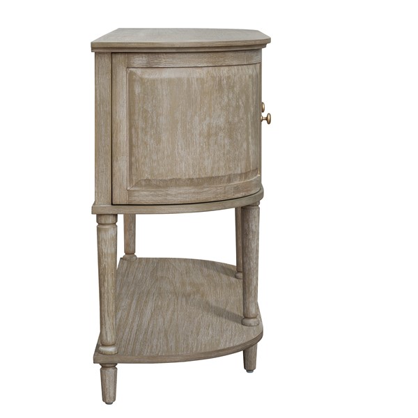 Martha Stewart Ayanna Accent Cabinet with Lower Shelf in Reclaimed Wheat MT130-1212