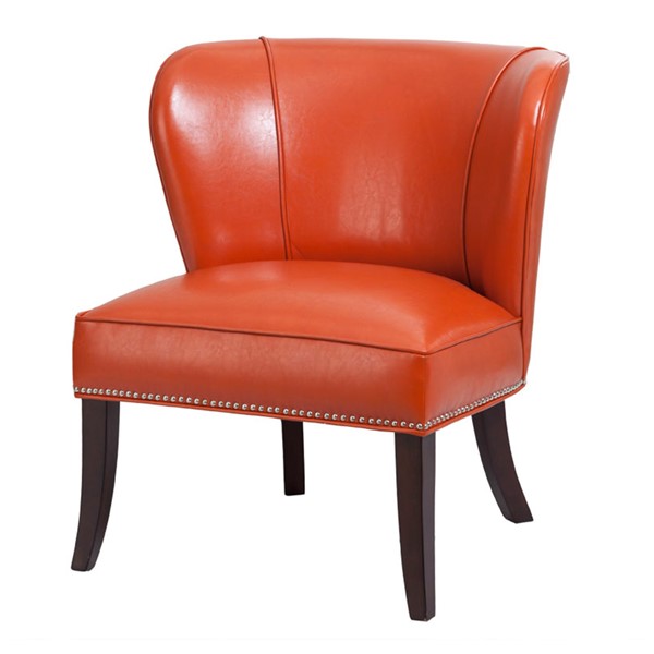 Madison Park Hilton Armless Accent Chair in Orange FPF18-0040