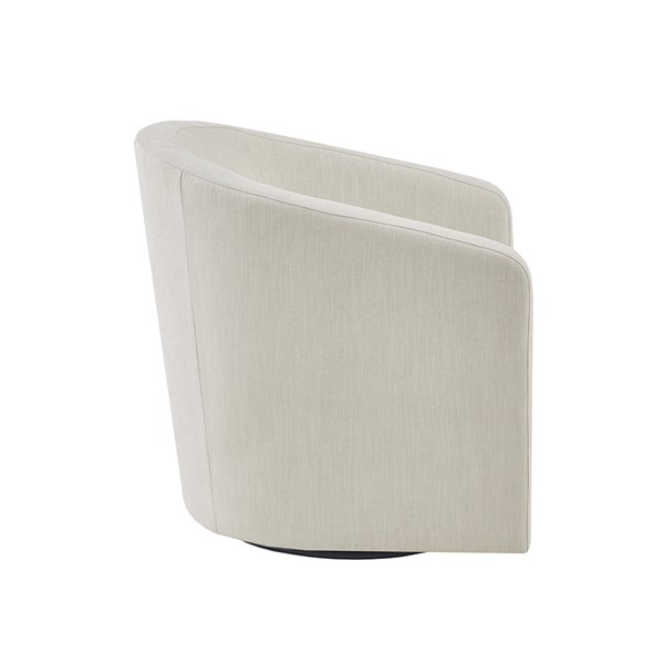 Martha Stewart Amber Swivel Chair in Ivory MT103-0132