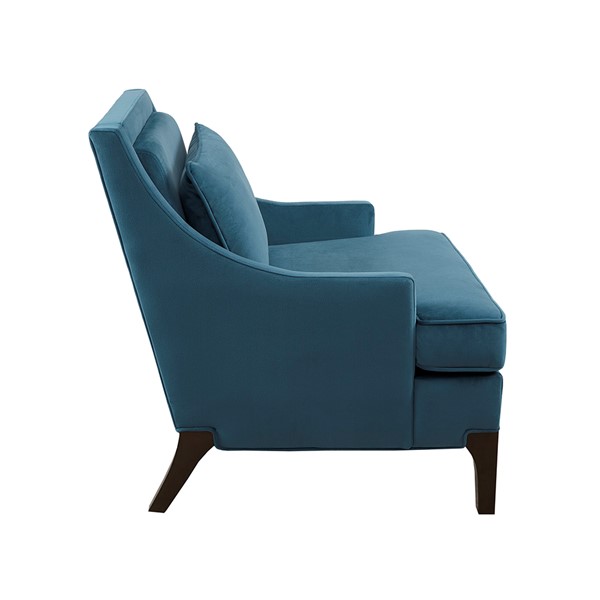 Martha Stewart Anna Arm Accent Chair in Blue MT100-0155