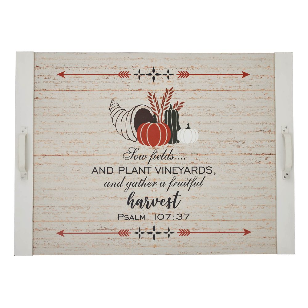 Psalm 107:37 Harvest Noodle Board 21.5x29.5