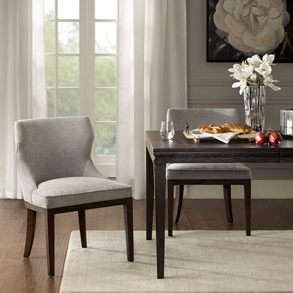 Madison Park Signature Hutton Dining Chair (Set of 2) in Grey MPS108-0152