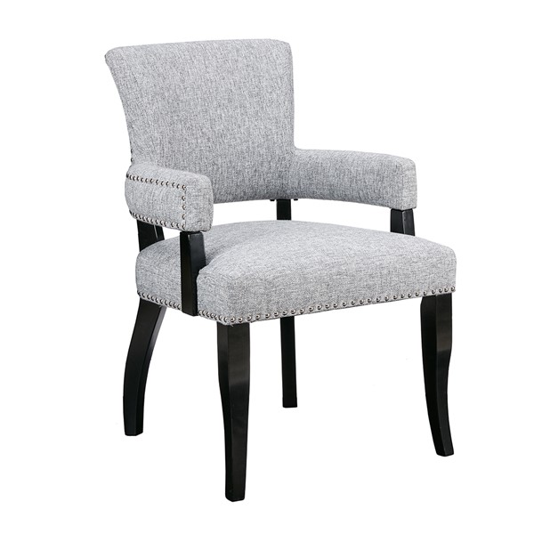 Madison Park Dawson Arm Dining Chair in Grey MP100-0043